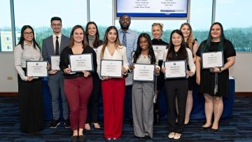 First-generation IL students induction into honor society