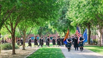 Graduation procession