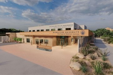 Artist rendering of Veterinary Medical Center at the Phoenix Zoo.