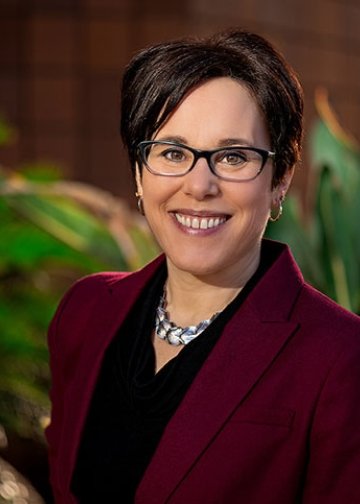 Woman posed for headshot