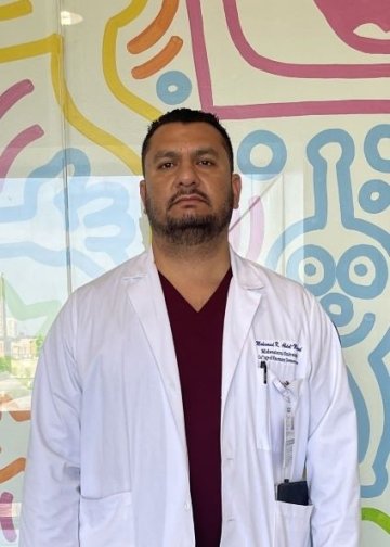 Mohamad Abdul-Maboud profile photo in a white coat.