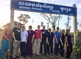 Jason Radke, M.M.S., PA-C, provides healthcare services to rural Cambodian communities with Project Helping Hands.